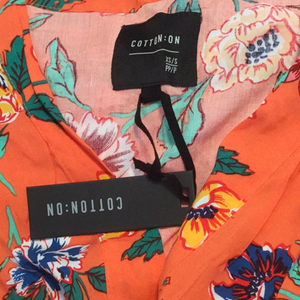 🌴NWT Awesome Colorful Kimono Oversized Size XS/S - Picture 4 of 4